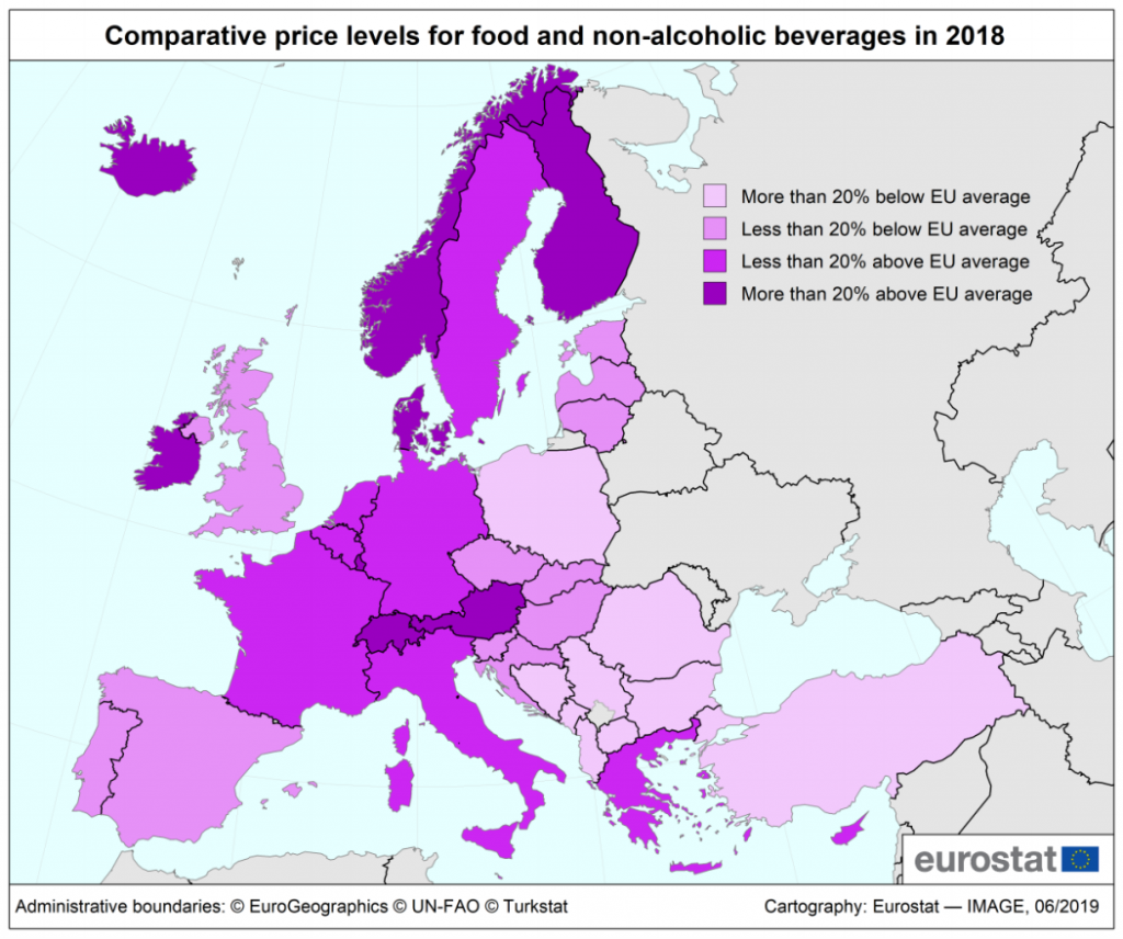 Ceny żywności i napojów bezalkoholowych