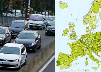 Wypadki na drogach: europejskie regiony o najwyższym wskaźniku śmiertelności