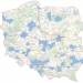 Mapa aktualnego stanu zakażeń koronawirusem w powiatach [AKTUALIZACJA]