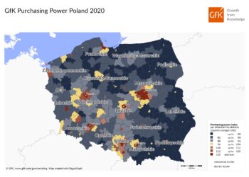 Siła nabywcza Polaków prawie 34 proc. poniżej średniej europejskiej