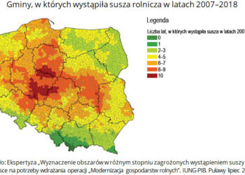 Zagrożenie suszą w Polsce