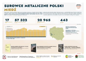 Złoża i wydobycie miedzi w Polsce [DANE i MAPA]